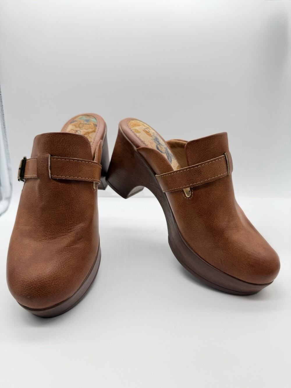 BOC by Born Women's Size 7M Adel Clog Retro Boho Chic Comfort Platform